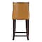 Manhattan Comfort Fifth Ave Counter Stool in Camel and Dark Walnut, PK2 2-CS012-CL - alternate 6